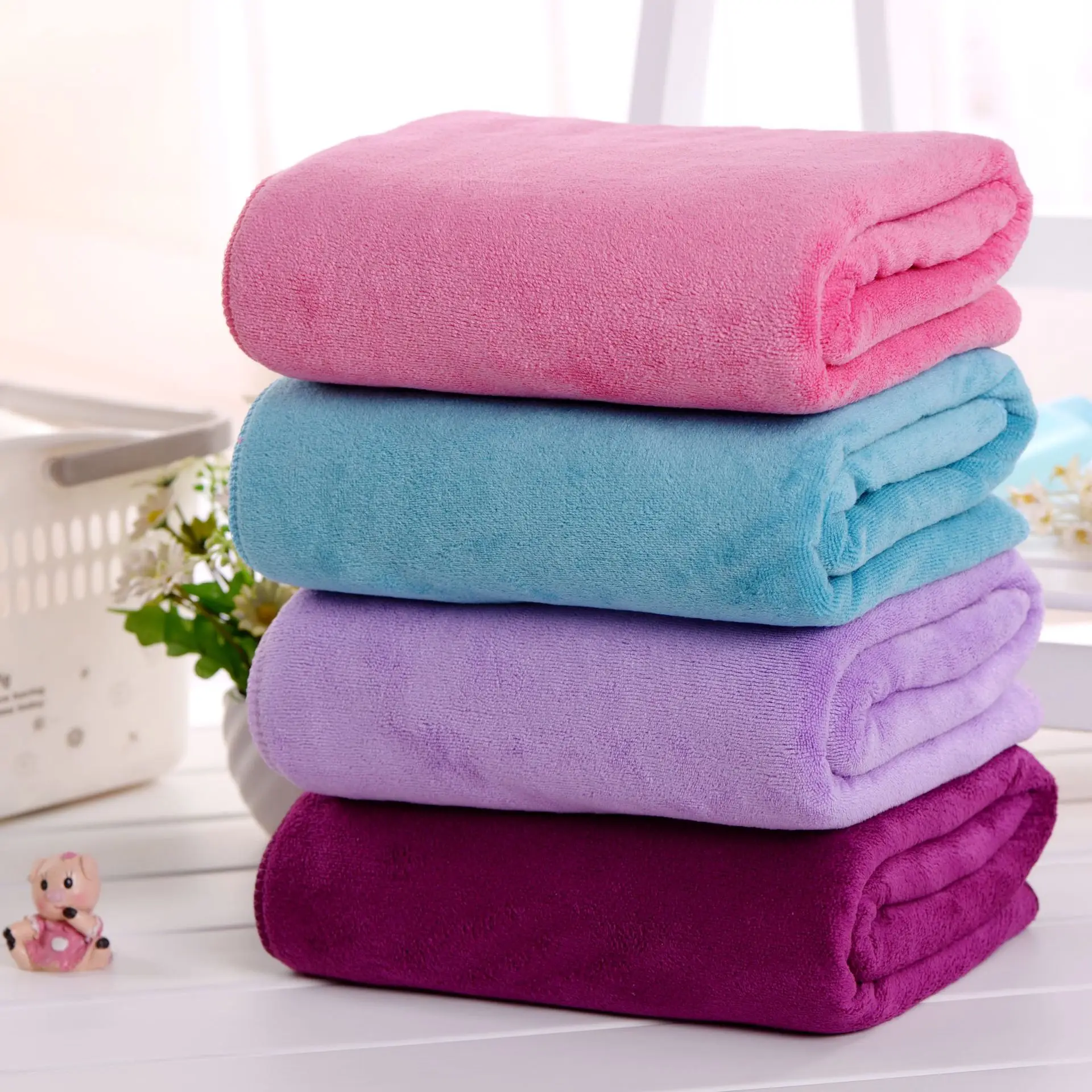 Microfiber Towels Bath Wholesale Breathable Fast Drying Large Size 70x140cm