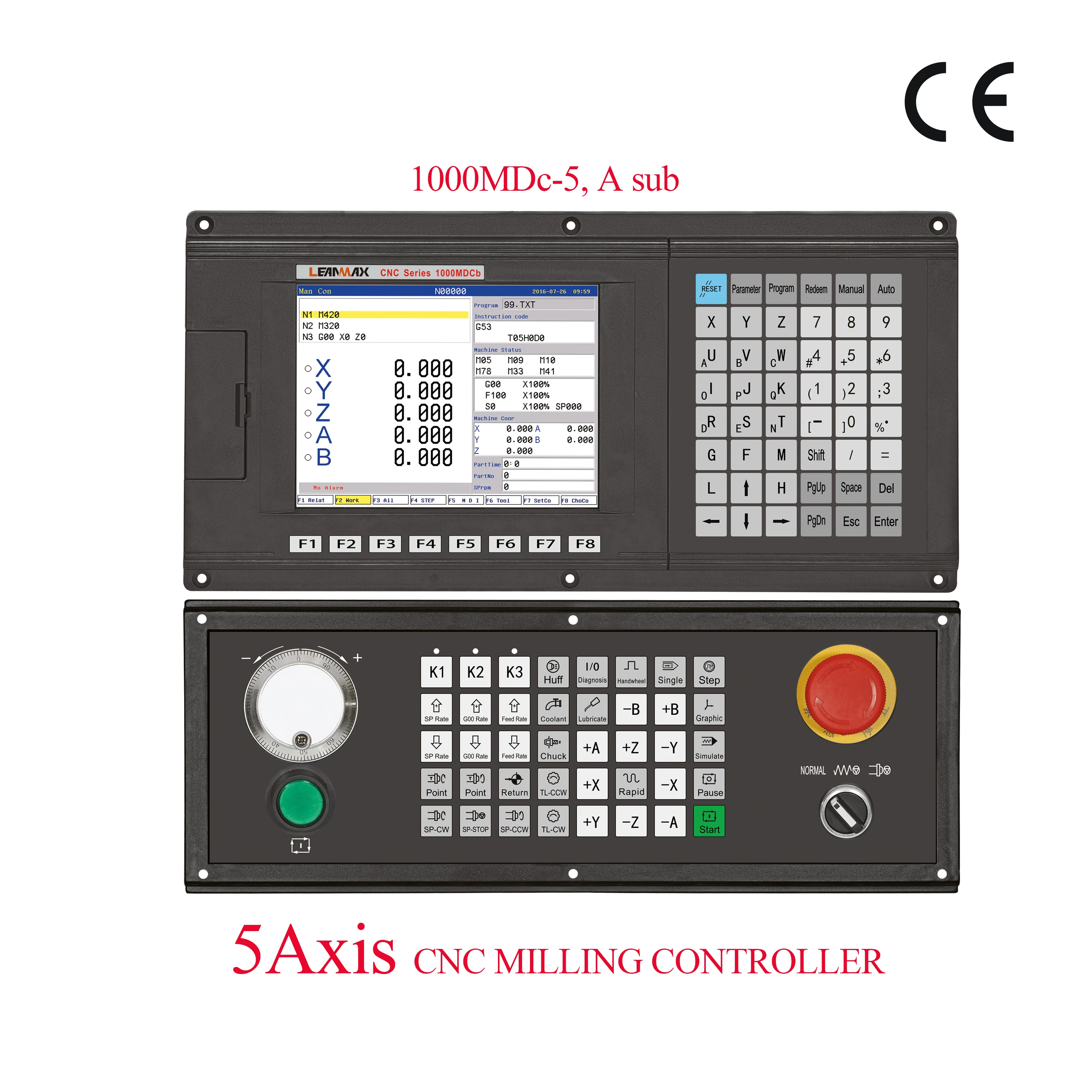 1000MDC  CNC Milling controller 3  4  5 axis for CNC metal engraving machine CNC router kit Low cost