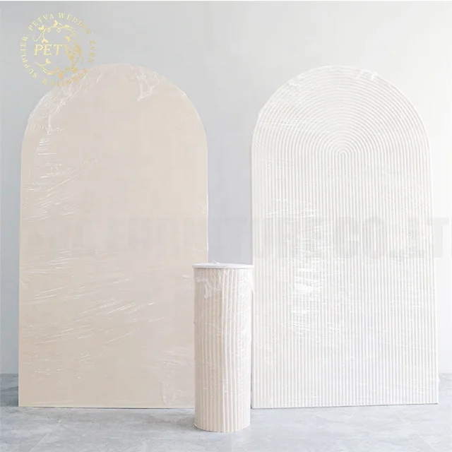 Oval pvc white and pink event studio photobooth backdrop for event used