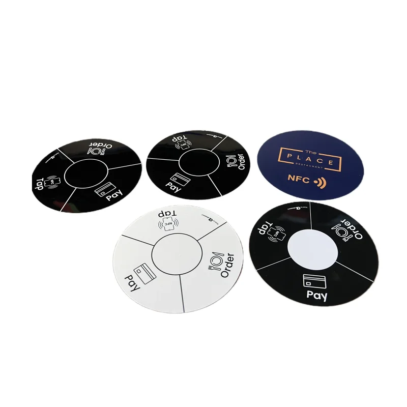 Custom Printing NFC Tag 216 URL Programmable RFID PVC Tag for Mobile Phone