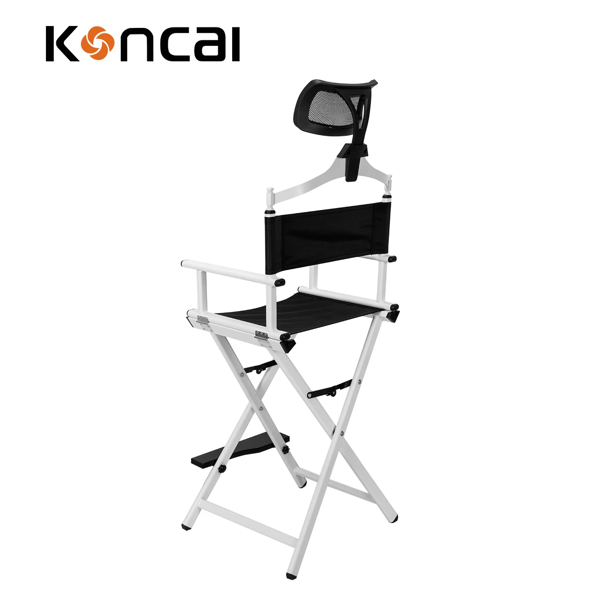 Portable Nylon Fabric Aluminum Folding Chair Makeup Salon Furniture Barber Chair Commercial Furniture Metal