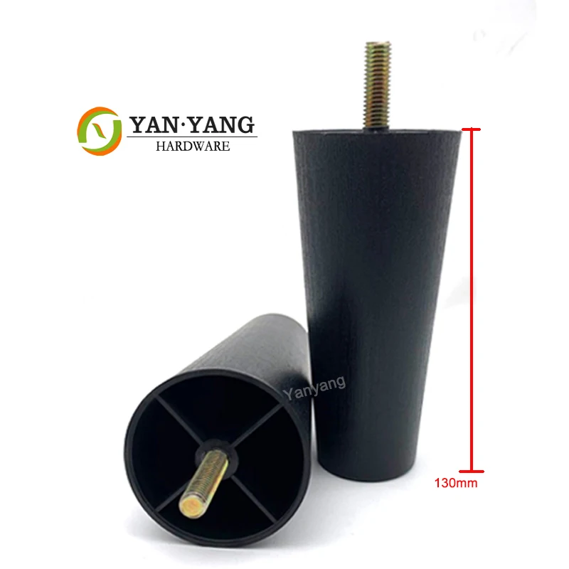 Yanyang Sale Plastic Furniture Legs For Sofa Replacement Kitchen Cabinets Plastic Feet 130mm Height