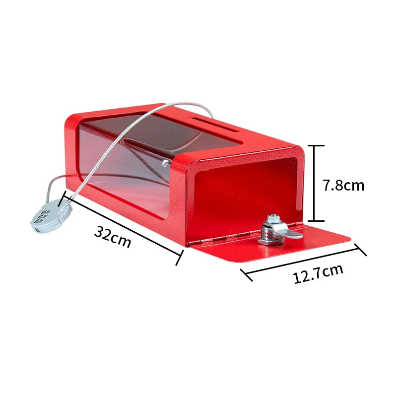 2020's НОВАЯ безопасная коробка для наличных, дешевая коробка для наличных, акриловая коробка для наличных