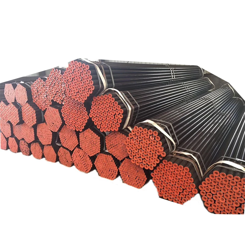 API 5L ASTM A106 A53 Grad B Carbon Round Black Pipe Seamless Steel Tube