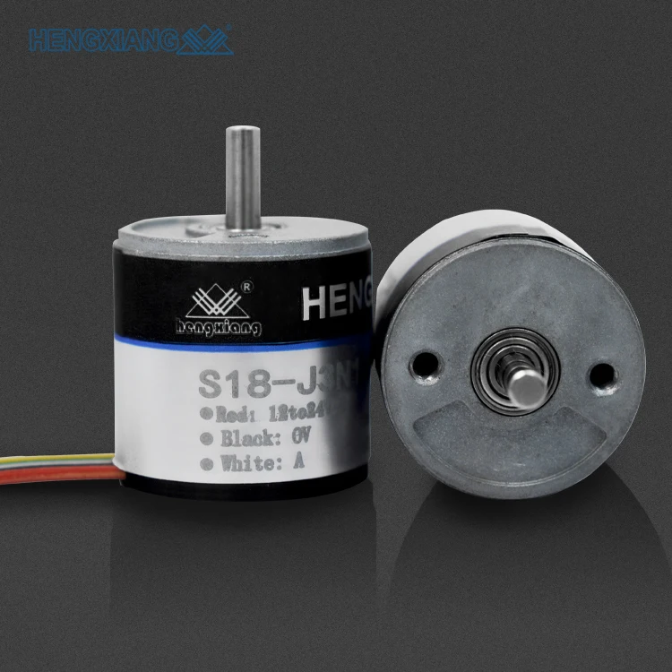 2.5mm dia shaft small and high quality rotary switch encoder with high pulse S18 rotary encoder switch
