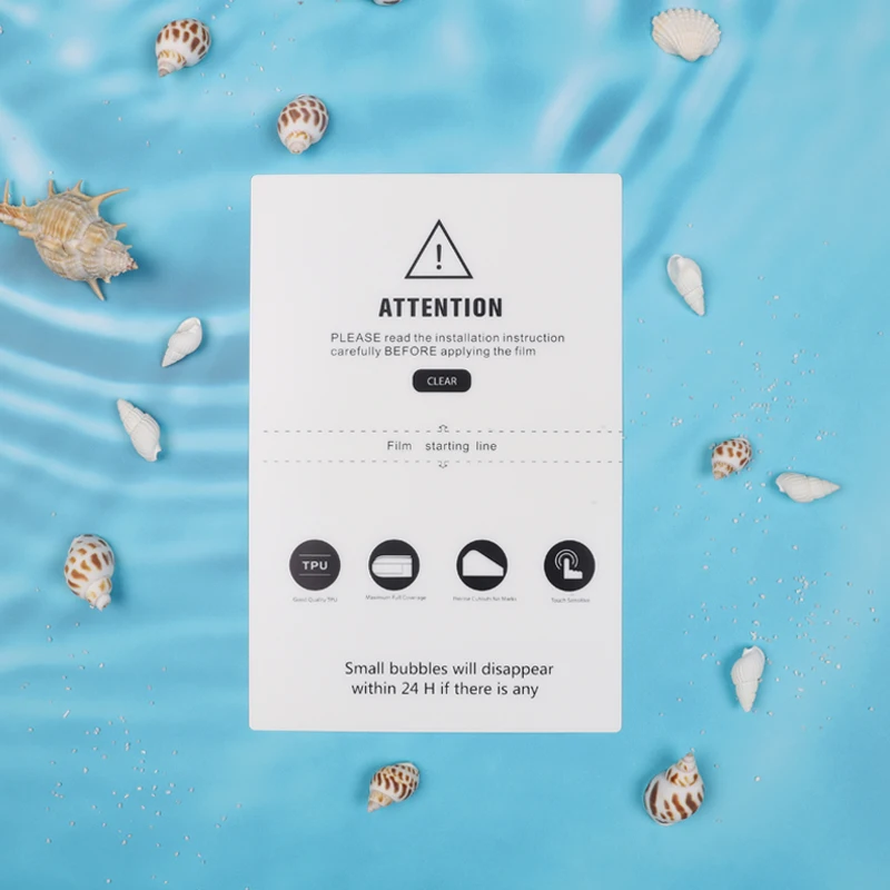 Wholesale hot selling high sensitivity tpu mobile hd super screen protectors for iphone/huawei/samsung