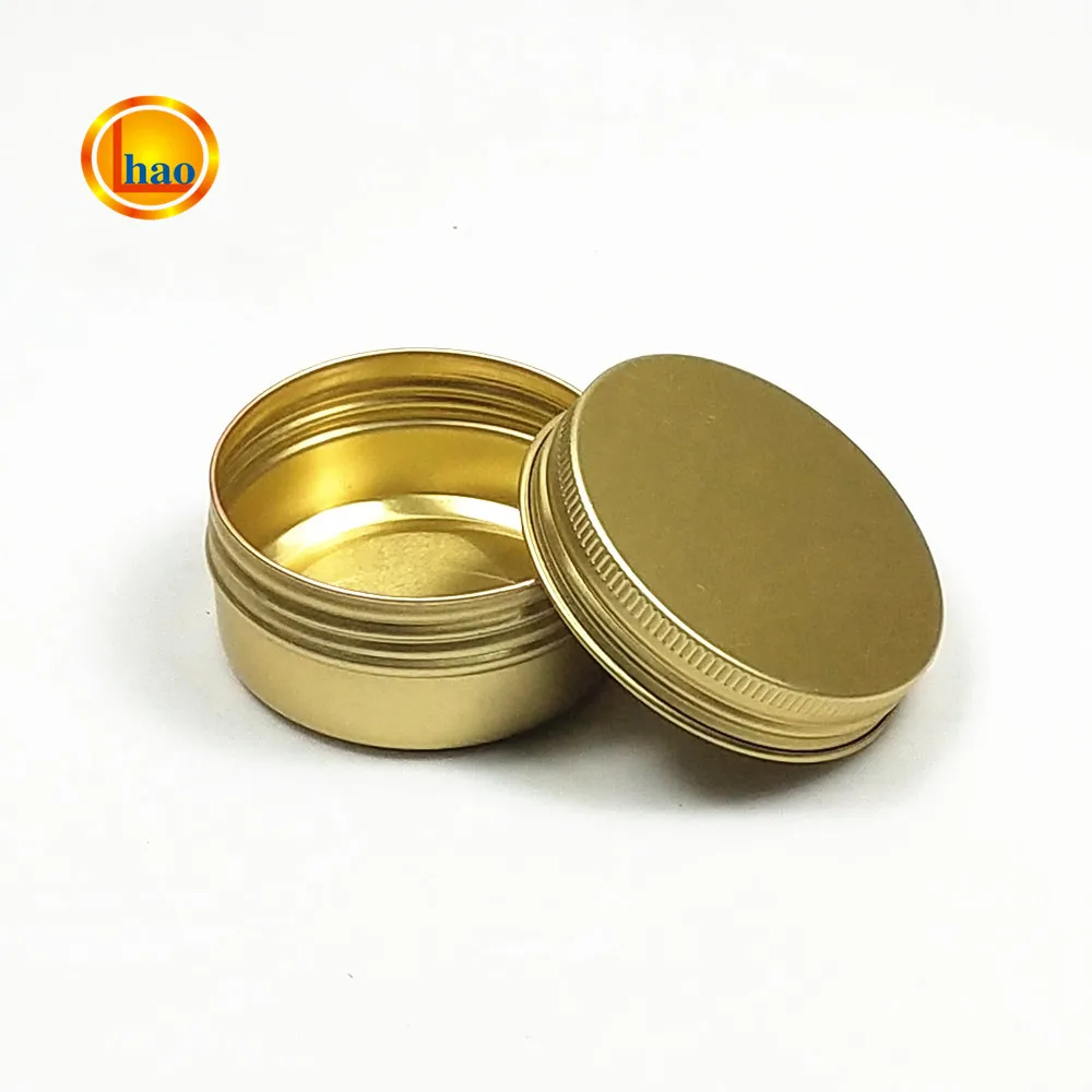 
factory wholesale fast delivery stock 20ml to 250ml small to big empty gold tin 