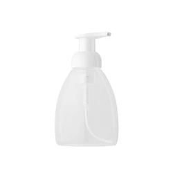 Wholesale PET 250ml 300ml plastic liquid dish soap foam mousse bottle with pump dispenser for face cleaner cosmetic packaging