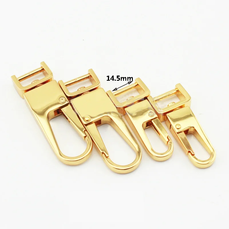 Пользовательские Мешки фитинги и аксессуары цинковый сплав 18K настоящий золотой пакет крючок для сумки карабин защелка крючок Поворотный Металлический Карабин застежки
