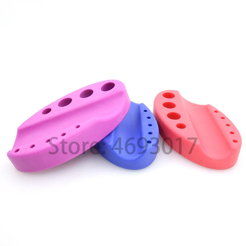 Oval Silicone Tattoo Ink Pigment Cup Pen Holder Stand For Permanent Makeup Microblading Pigment Ink Holder Tattoo Accessories