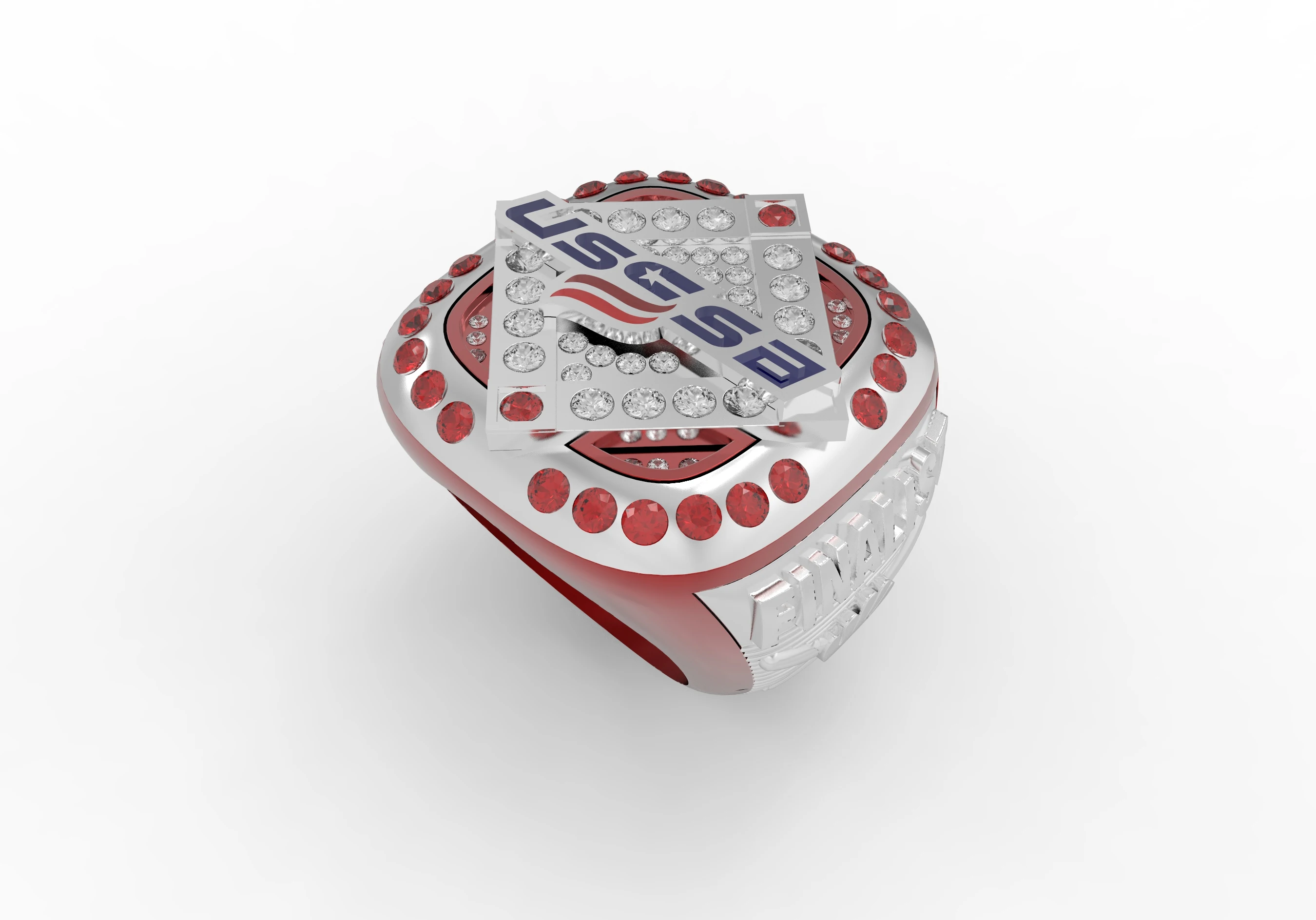 usssa tournament gold and silver championship rings and custom youth championship rings