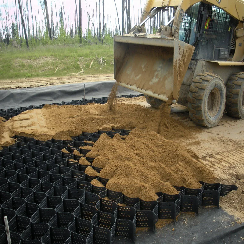Erosion Control Smooth and Textured plastic high quality Hdpe Geocell honeycomb Gravel Stabilizer Grid Geo cell