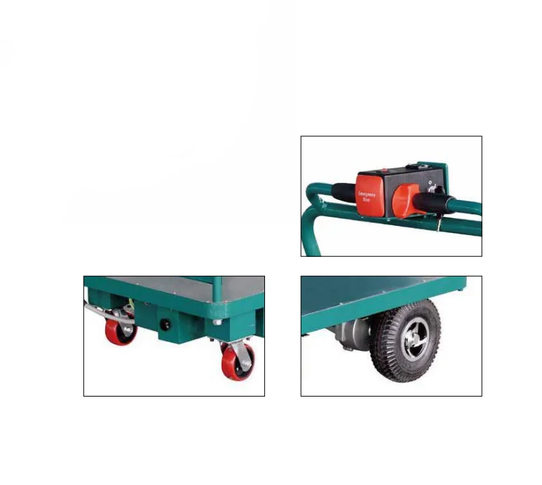 Reddot горячая Распродажа Мощная батарея платформа электрический ручной грузовик тележка