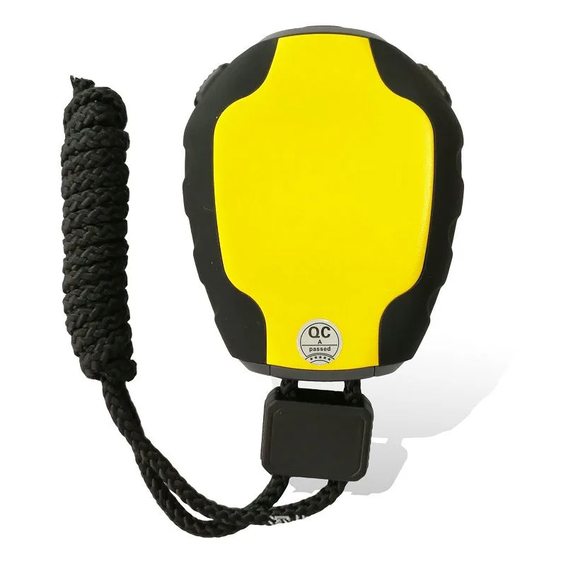 Sports Stopwatch Timer Single Lap Split Digital Stopwatch for Coaches Swimming Running Sport Training Stopwatch Yellow