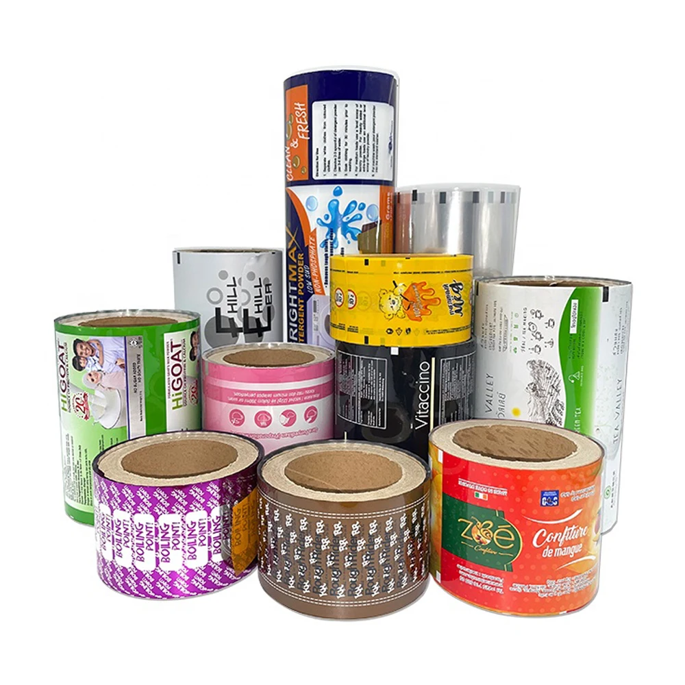 bopp/pet/mylar/pe Laminating Film in Roll with Custom Logo Design Printed For Snack Cookies Packaging