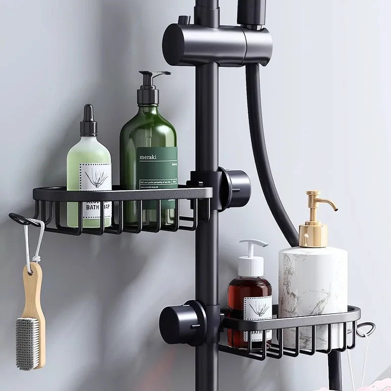 Multifunctional Metal Rack for Kitchen Faucet Storage Rack Design Sink Household Drain Basket Cloth Storage Corner