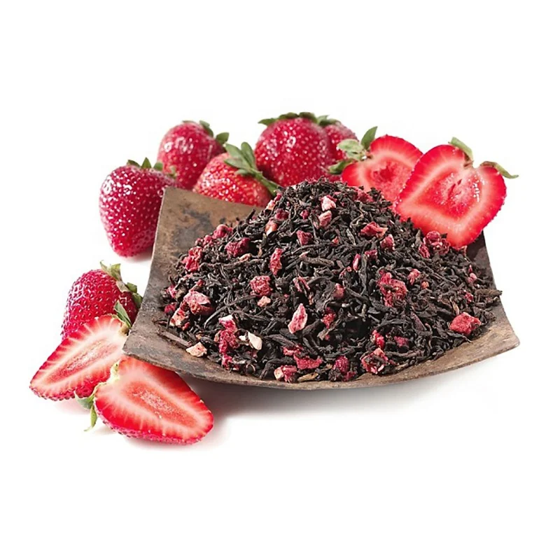 Wholesale Dried Mixed Fruit Tea Herbal Refreshing Healthy Strawberry Black Tea Beauty-slimming Tea for Girlfriend