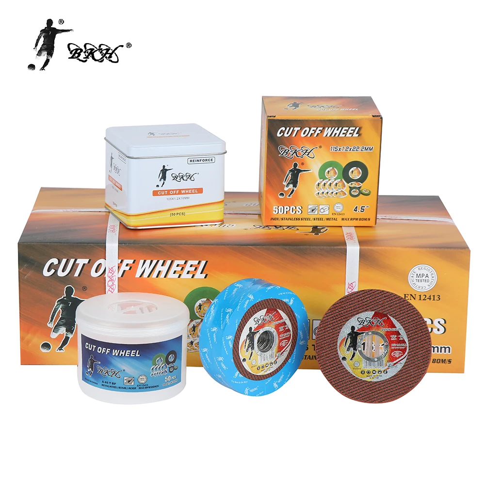 BKH red double net 4.5 inch  115x1.2X22.23mm  Durable Abrasive cut off wheel steel and metal for construction