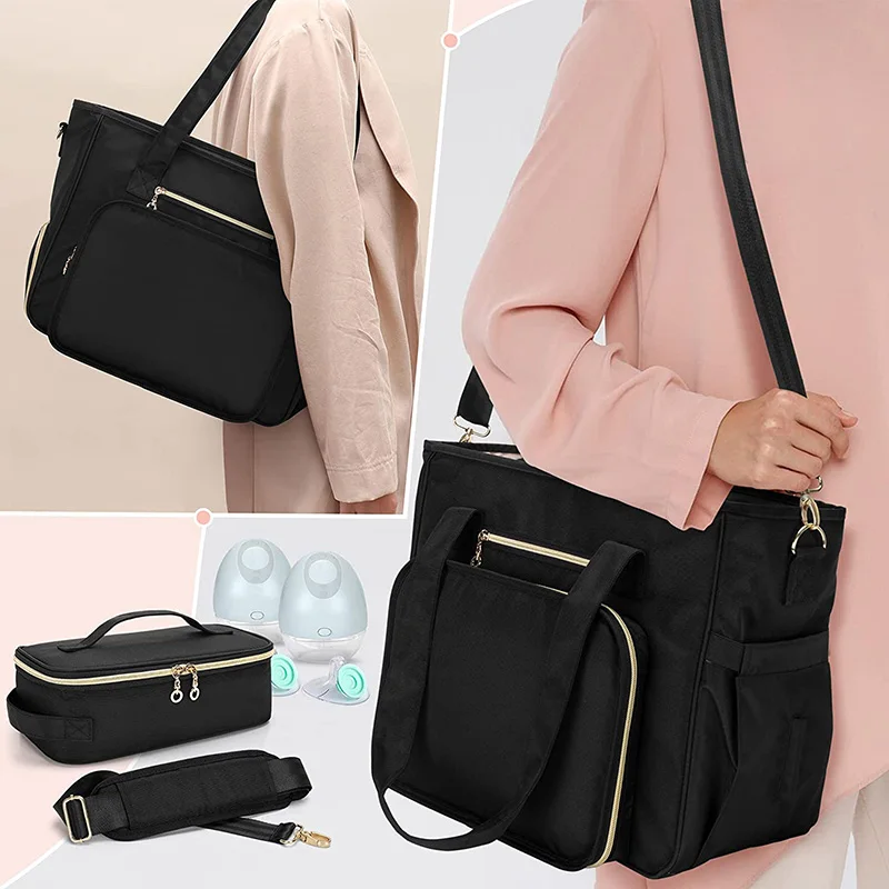 Outdoor Wearable Breast Pump Tote Bag Breast milk storage bag,Pumping Bag for Working Moms