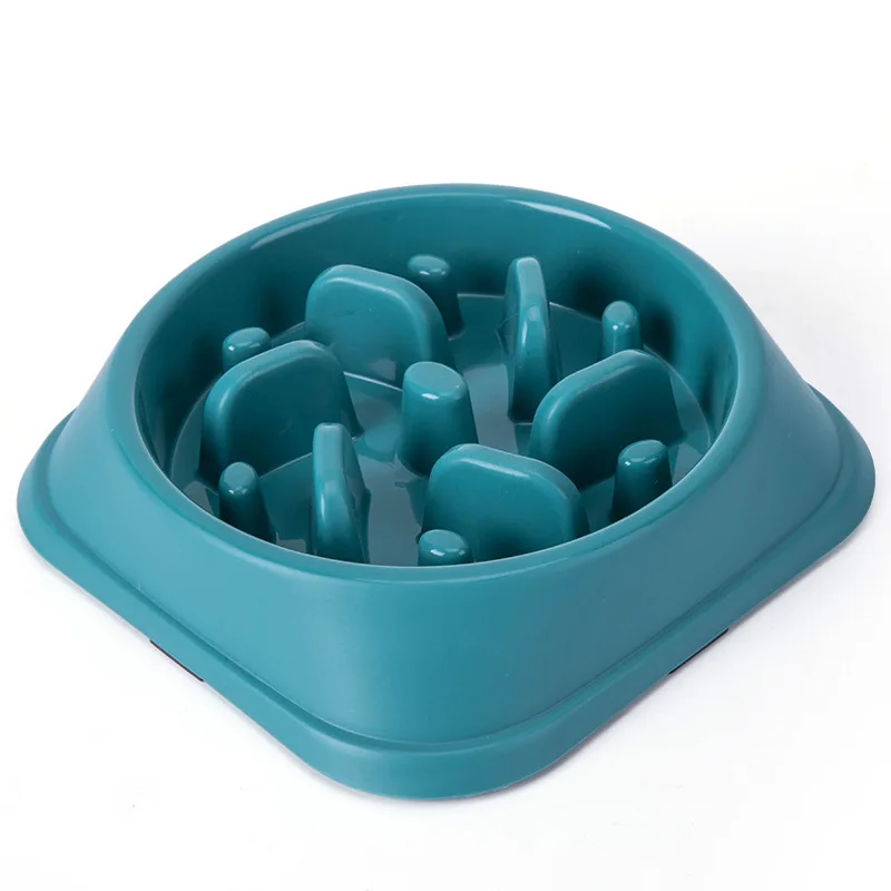 Dog Slow Feeder Bowl Non Slip Puzzle Bowl Anti-gulping Pet Slower Food Feeding Interactive Bloat Stop Dog Bowl