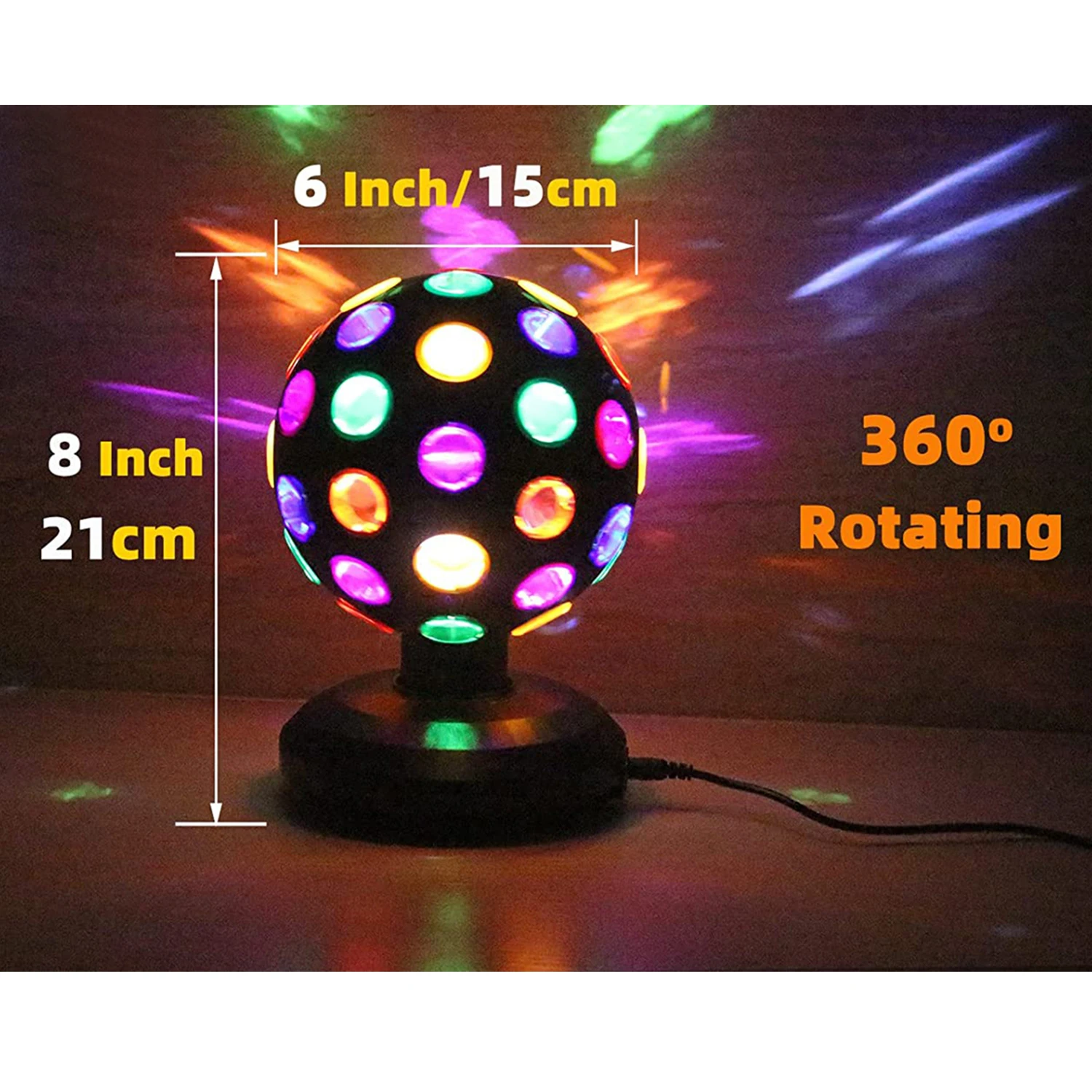 TIANHUA Wholesale Mini Car USB LED Strobe Party Floor disco light ball dj laser led disco lights