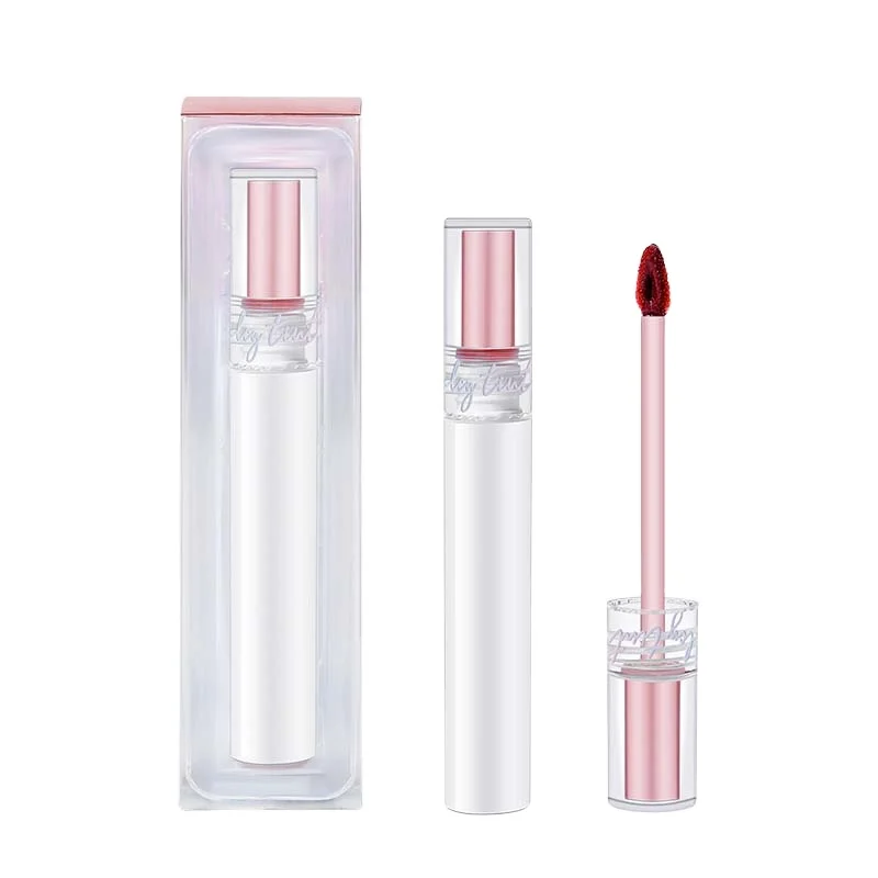 Water light air mirror lip glaze moisturizing and lasting color lipstick strawberry tomato cheap OEM private customized LOGO