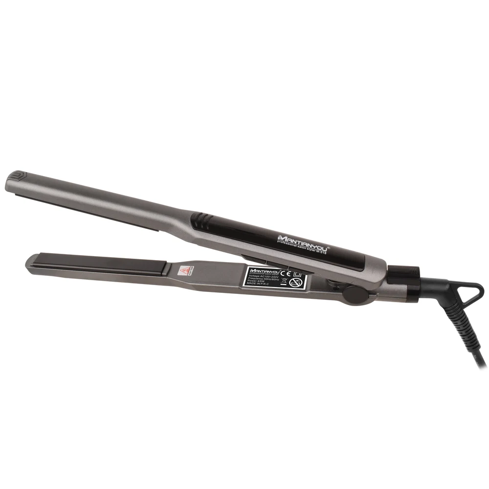 Professional Hair Flat Iron 360 Degree Swivel Power Cord for Hair Straightener Instant Heat-up 450F  Titanium Flat Iron
