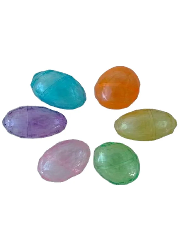 Wholesale easter eggs Plastic Transparent diamond egg