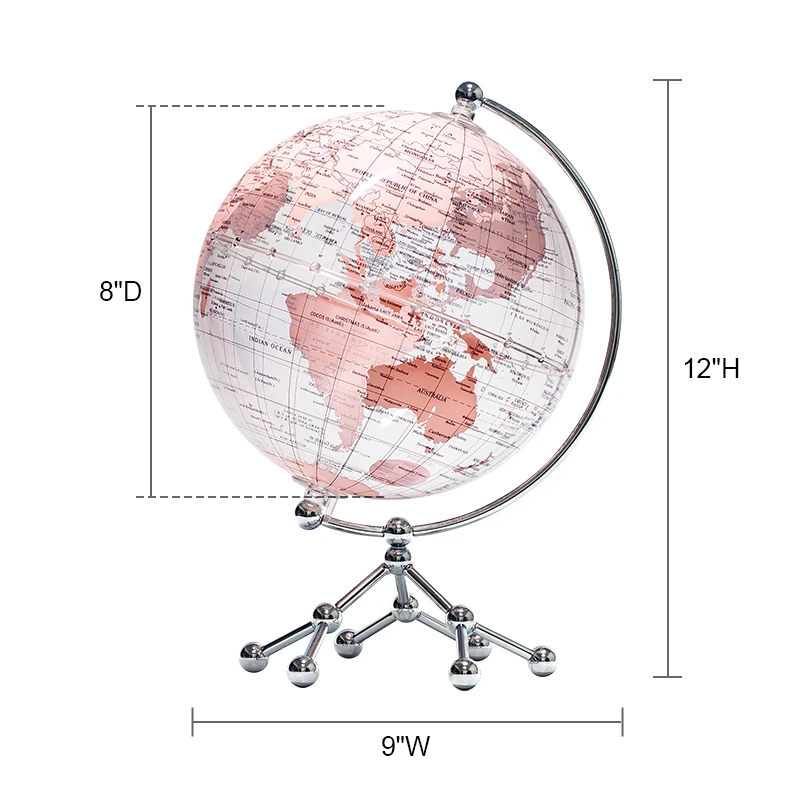 Wellfun No Power Ornaments Home Products Decor Wholesalers World Map Kid Gift Items Novelty Gifts Globe Earth Globe Decor Globe