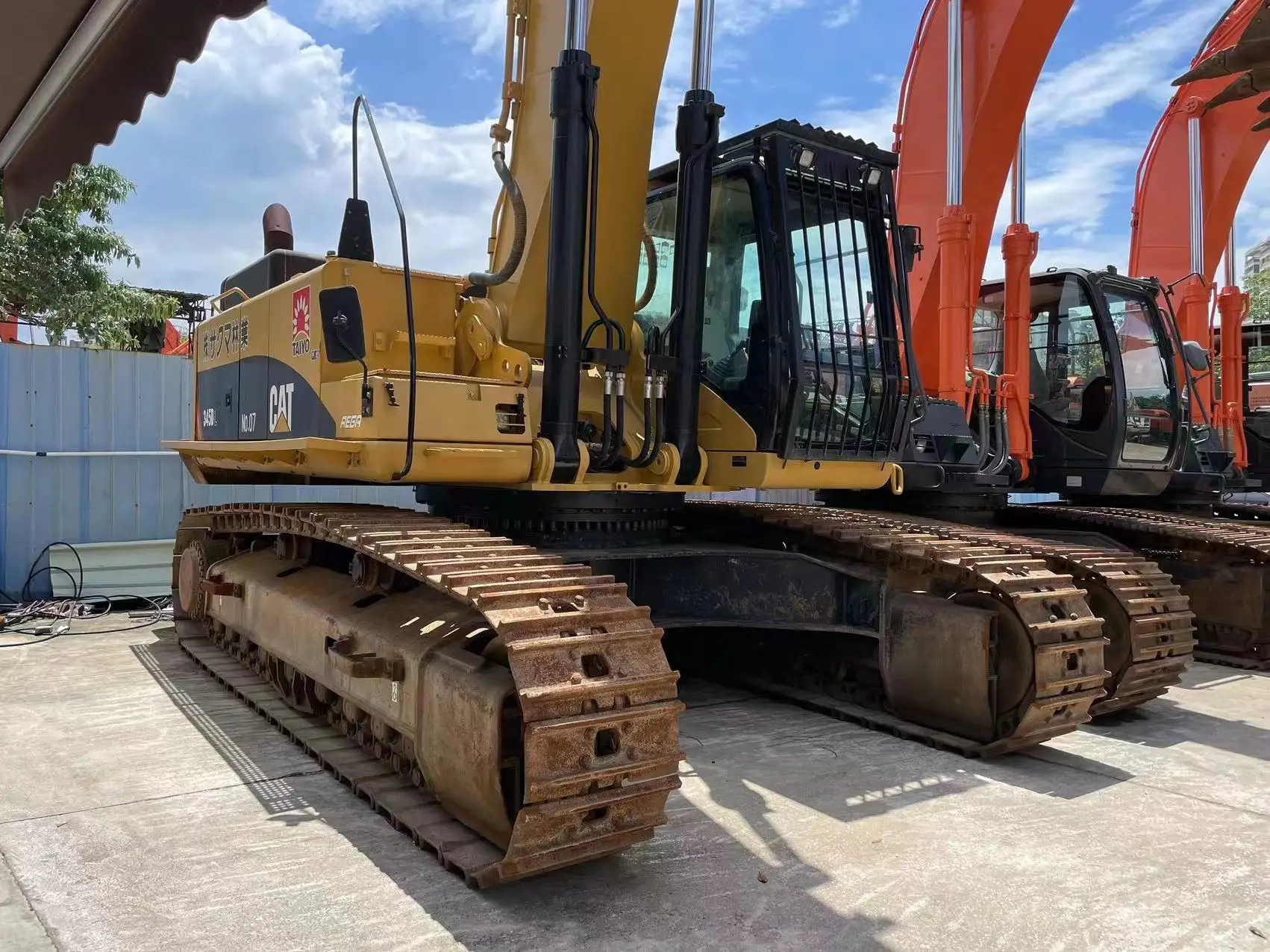 Wholesale Price Excavator Tension Recoil Spring Hydraulic Hammer 345 Digger 2018 Used Fine Cat 345dl Excavator