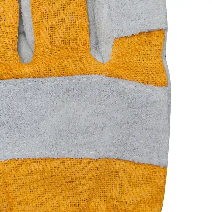 Cow Split Hand Protective Leather Gloves Insulated Leather Gloves Industrial Canadian Rigger Heavy Duty Long Lasting Work Gloves