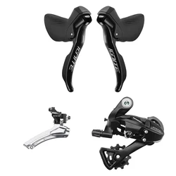 SENSAH STI Road Bike Shifters Double 2x9 Speed Lever Brake Bicycle Derailleur Groupset Compatible for Shimano