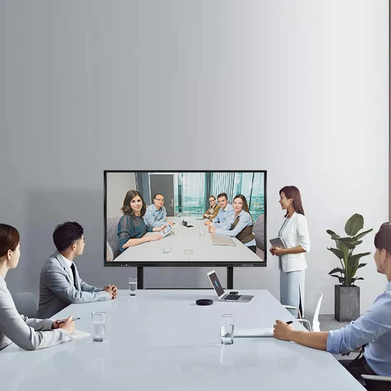 65/75/86/100/110 дюймов палец мульти сенсорный экран Смарт-ЖК-дисплей Конференц-зал электронный цифровой интерактивный смарт-доска