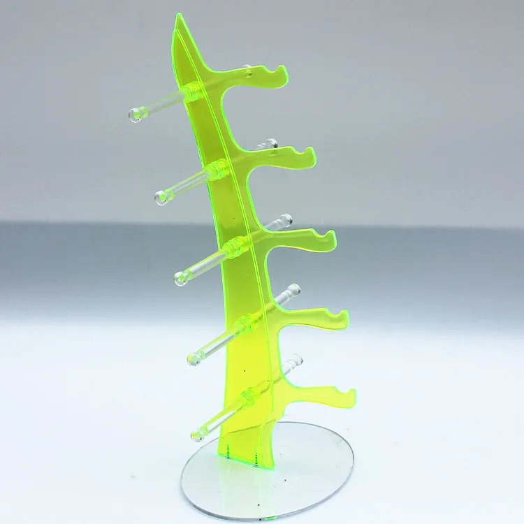 Одна пара акриловых настольных положительных стеллажей для солнцезащитных очков, 5 уровней, arcylicy, пять полок, стеллажи для демонстрации очков