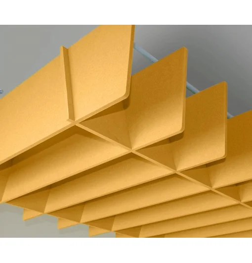 Noise Reduce PET Felt Acoustic Ceiling Tiles 100% Recycled Polyester Acoustic Panels Sound Insulation