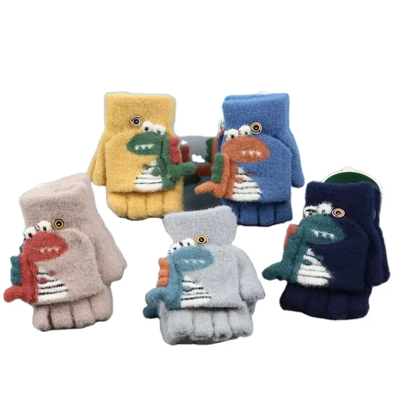 Most Popular hot Sale High Quality Winter Gloves For Kids Winter Gloves Kids Woven Stretchy Warm Magic Gloves