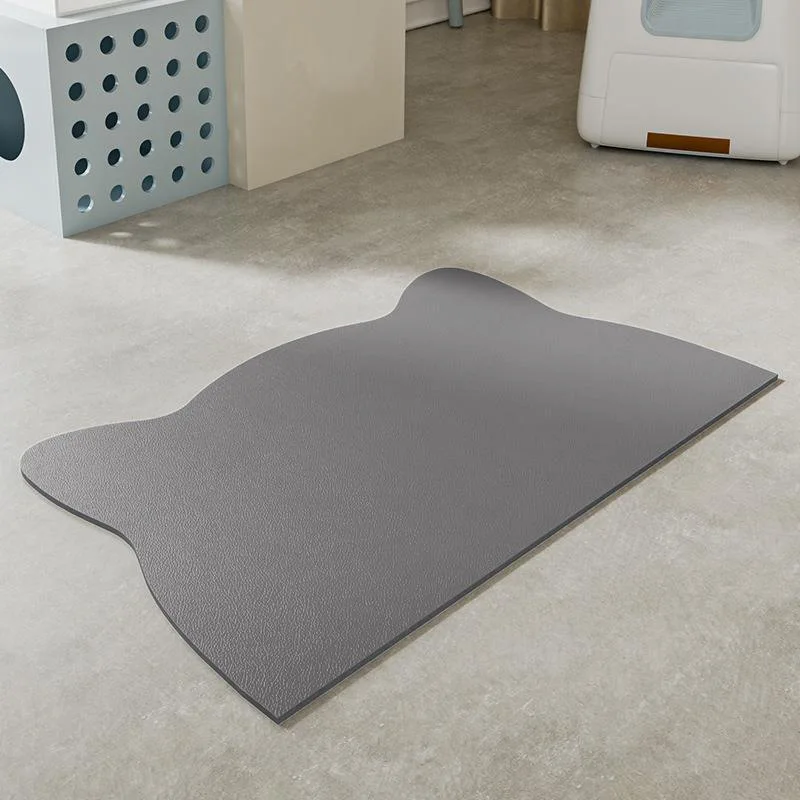 Diatomaceous Earth Super Absorbent Instant Dry Durable Non-Slip Bottom Stand Dry Diatomite Pets Feeding  Mat Cartoon Shape