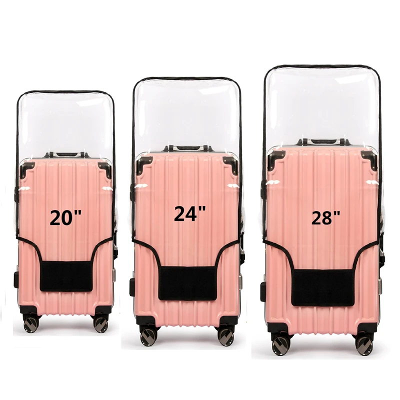 Favorable Price Clear Thick Wear Resistant Transparent Waterproof Dustproof Transparent Trolley Case Pvc Suitcase Cover