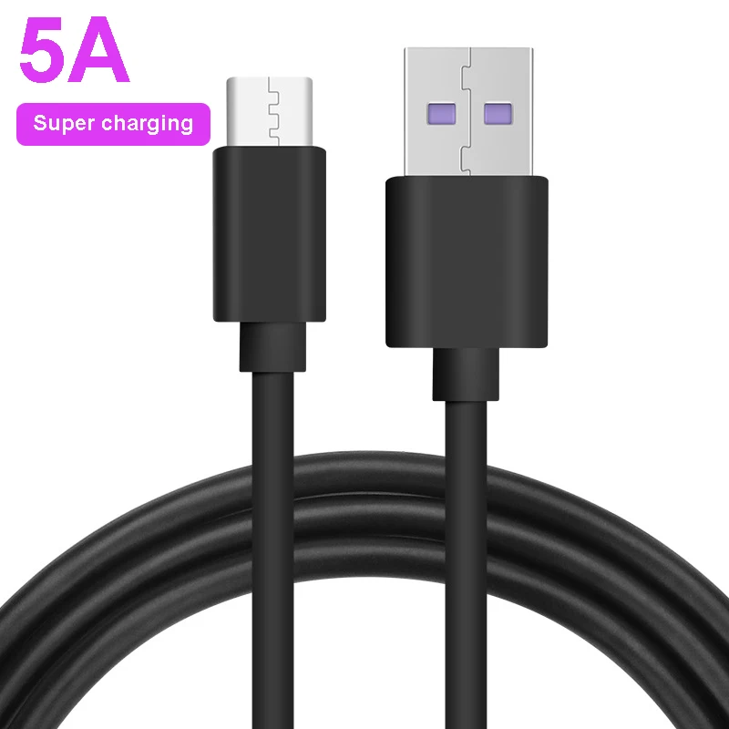 
High end super charger TPE 3ft 6ft 10ft data Charging Cable USB-C 5a type c cable 