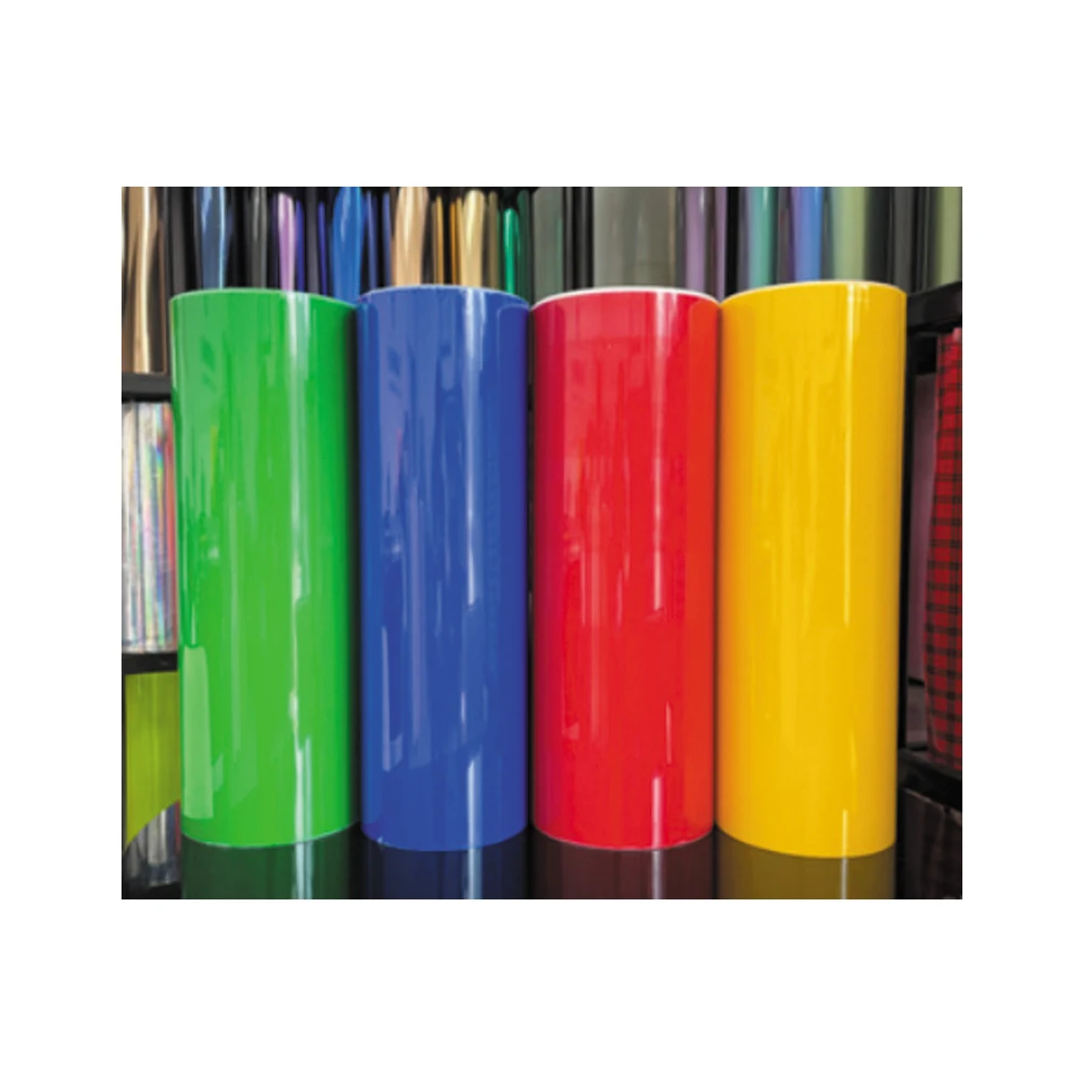 Hongcai 3d silicone vinyl heat transfer film htv heat transfer vinyl roll custom logo for t shirt