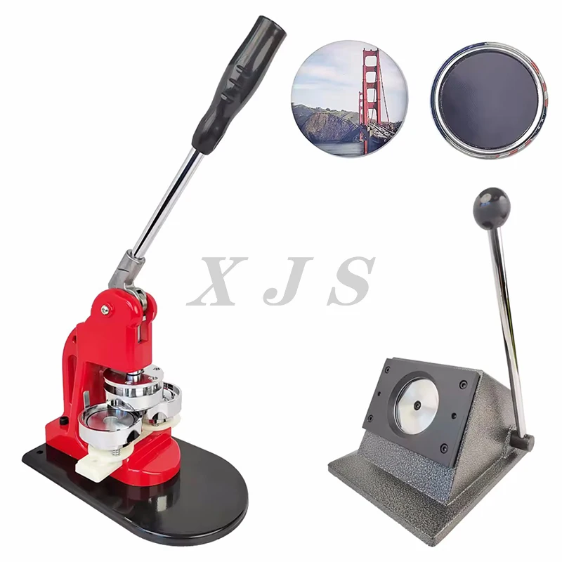 Wholesale High Quality covered button machine Badge Making Machine Manual button making machine Pin Button Maker