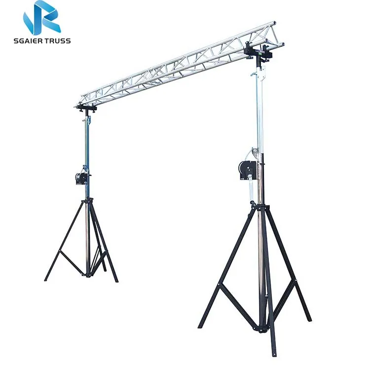 Aluminum lighting crank stand truss,hand crank lift,crank stand for event lighting truss (60447630563)