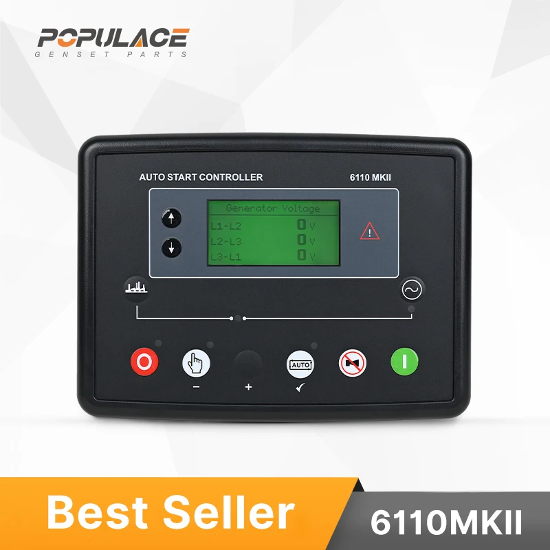 POPULACE dse genset synchronization control dse6110 generator controller dse6110 mkiii electrical panel board dse6110  cdse61110