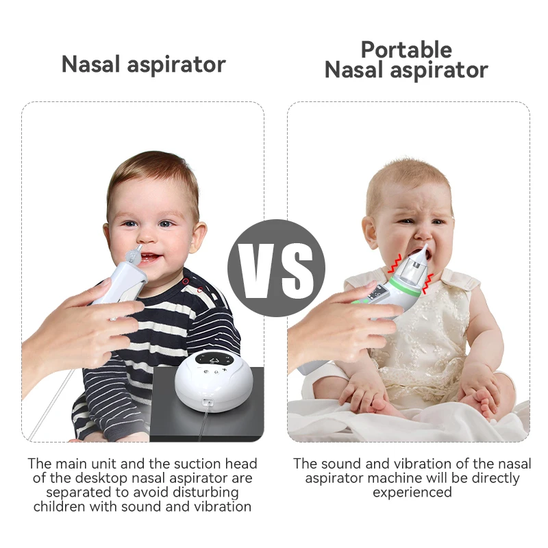 New trending baby products nasal aspirator Soft baby nose cleaner silicone infant nasal aspirator with adjustable suction