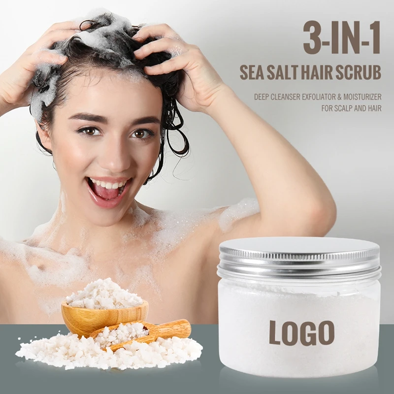 Hair Scalp Scrub for Purifying Anti-Dandruff Rosemary Mint Water Natural Exfoliator Peppermint Scalp Scrub