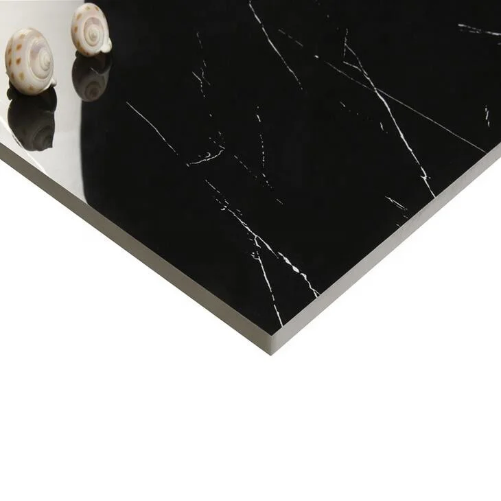 Black color hot sales design polished floor tile Orient ceramic floor tile