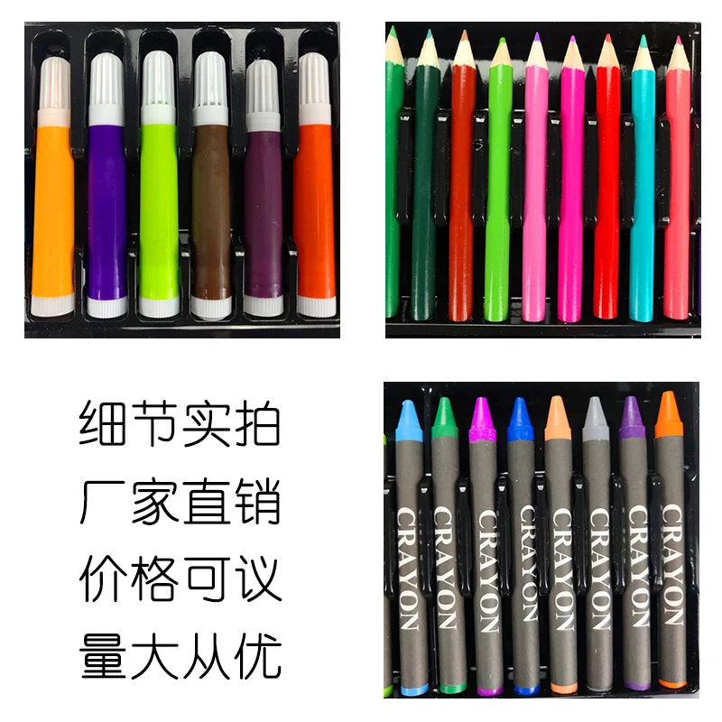 New Arrival 120pcs Colour Pencil Set Crafts Art Set Draw Pencil Art Crayon Painting Drawing Supplies Kit