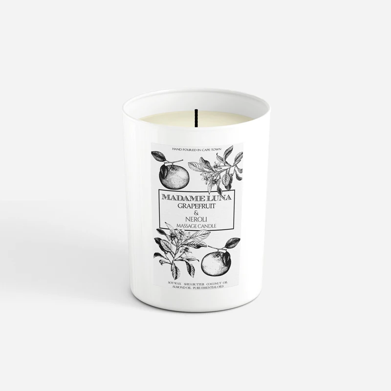 Personalised Custom Self Adhesive Roll Printing Candle Jar Labels Etiquetas Adhesivas Vinyl  Sticker For Us Market
