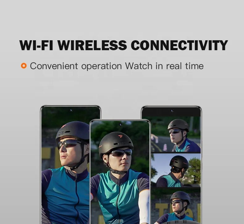 OEM&ODM Magnetic lens Adult Electric bike scooter smart Helmets Rechargeable helmet bicycle WIFI Camera speaker Blue tooth