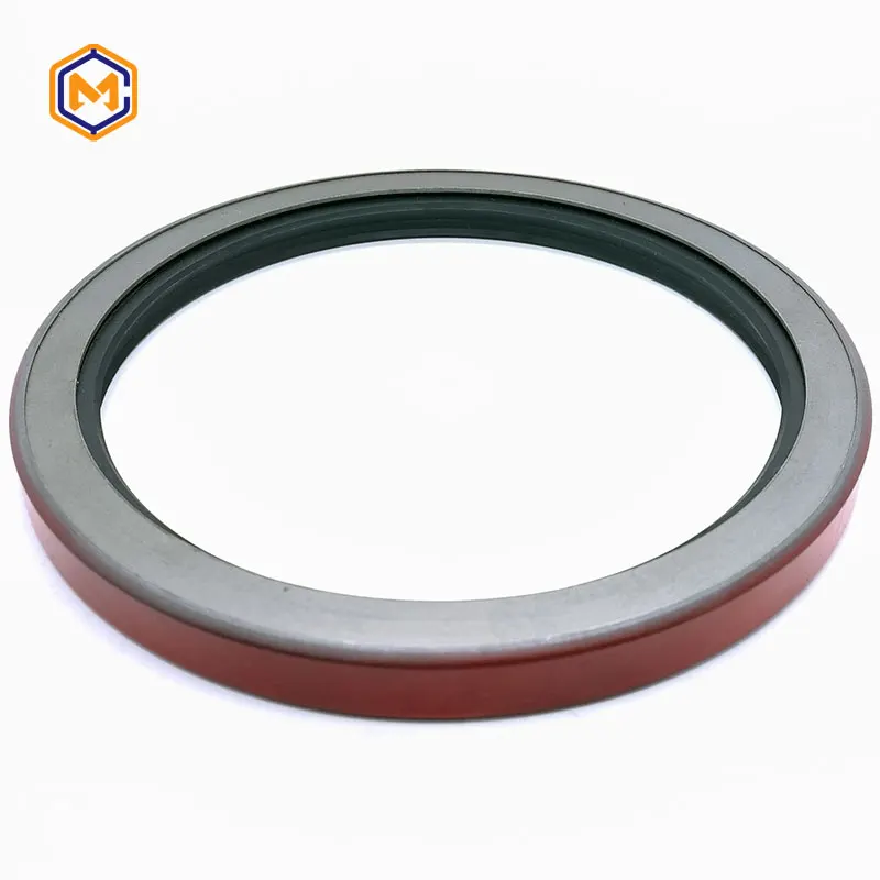 Double-Lip Hydraulic TA Spring Oil Seals Various Materials Including NBR FKM Silicone Steel Anti-Dust Skeleton Pump Shaft Seal